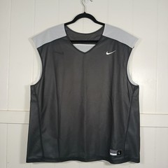 Nike Reversible Basketball Jersey Black White Mesh Tank BQ3129-061 Mens Large