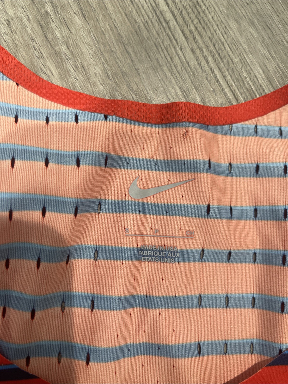 Nike Pro Elite Team USA Track & Field Running Red Blue Singlet AO8502-602 SZ S gallery