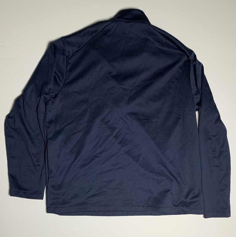 Callaway Golf Pullover Mens Large Navy 1/4 Zip Long Sleeve Athletic Top Pockets gallery