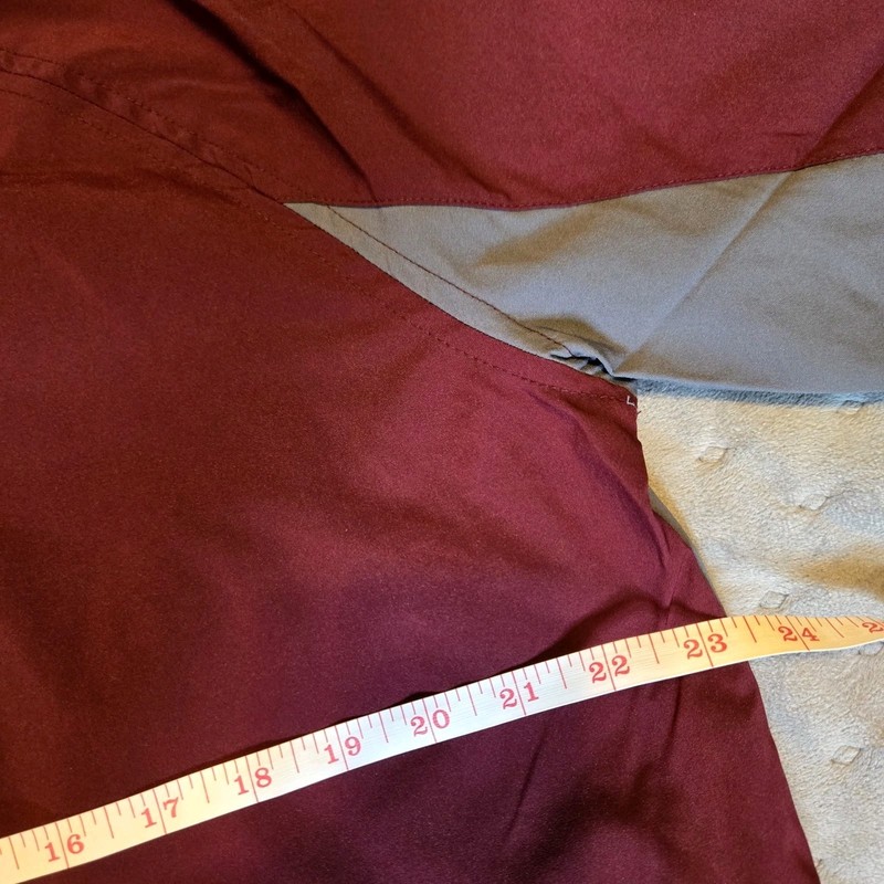 Adidas Men's Large Pullover Quarter Zip Windbreaker Maroon Polo Shirt Pullover gallery