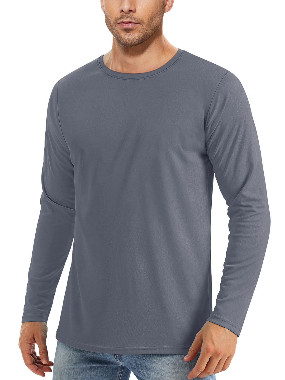 UPF 50+ Men's Sun Protection T-Shirts Long Sleeve Running Fishing Shirts Shirts gallery