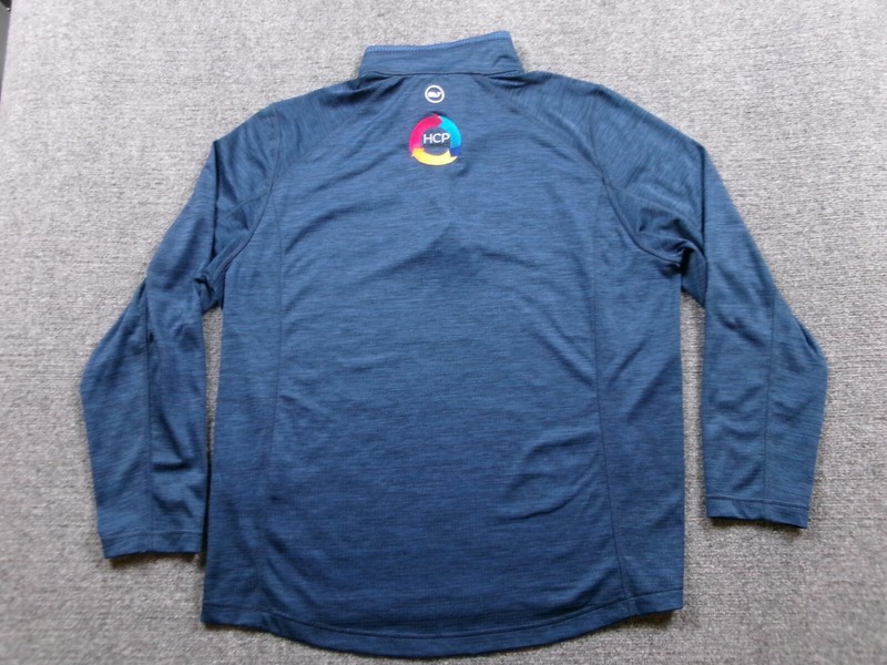 Vineyard Vines Pullover Mens Extra Large Blue Performance Wicking 1/4 Zip Waffle gallery