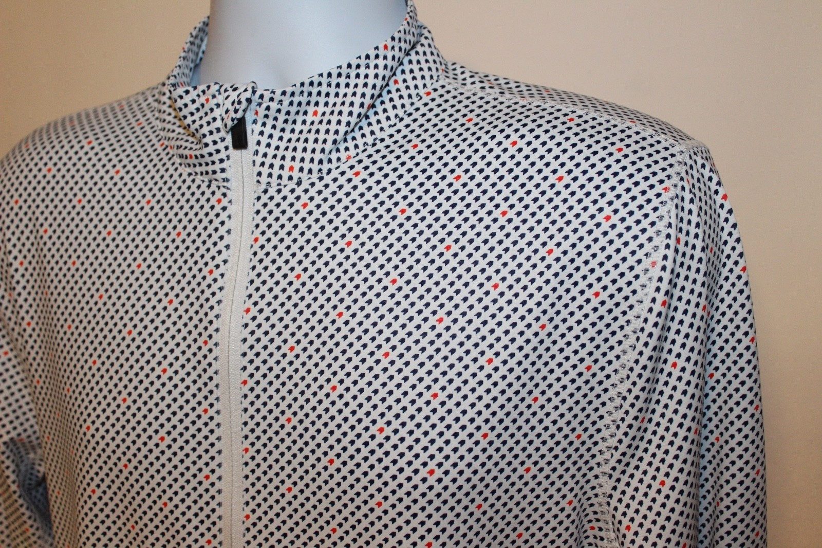 1764 Golf Performance 1/4 Zip Pullover Shirt Men's Size Small Geometric Arrows gallery