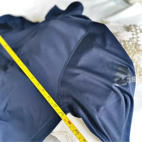 ADIDAS | L | Men’s FREELIFT Climalite Navy Blue 1/4 Zip Tech Pullover MSRP$69 gallery