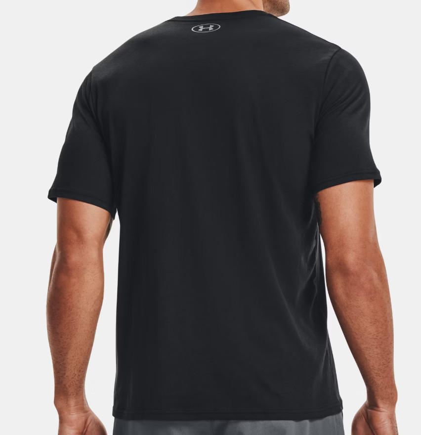 Under Armour Men's UA Left Chest Logo Short Sleeve T Shirt Tee Black Sz 4XLT NWT gallery