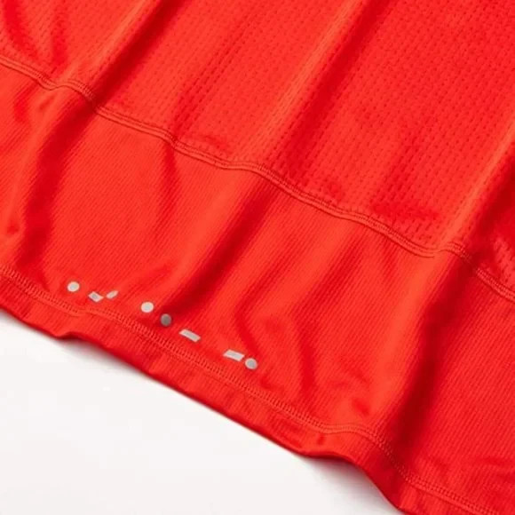 Reebok Men's Running Essentials Long Sleeve Tee, Instinct Red, NWT, Authentic gallery