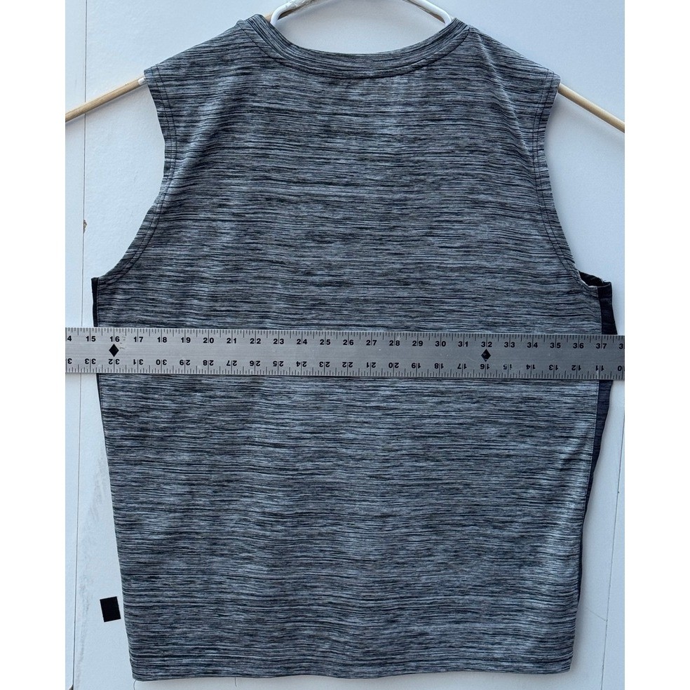 Essential Elements Mens XL Gray Space Dye Performance Muscle Tank E5105A-XL gallery