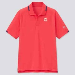 Uniqlo Roger Federer RF 2021 French Open Halle DRY-EX Polo Tennis Shirt M/L NWT