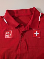 UNIQLO Roger Federer RF Dry EX Polo Shirt 2021 Olympics Size S