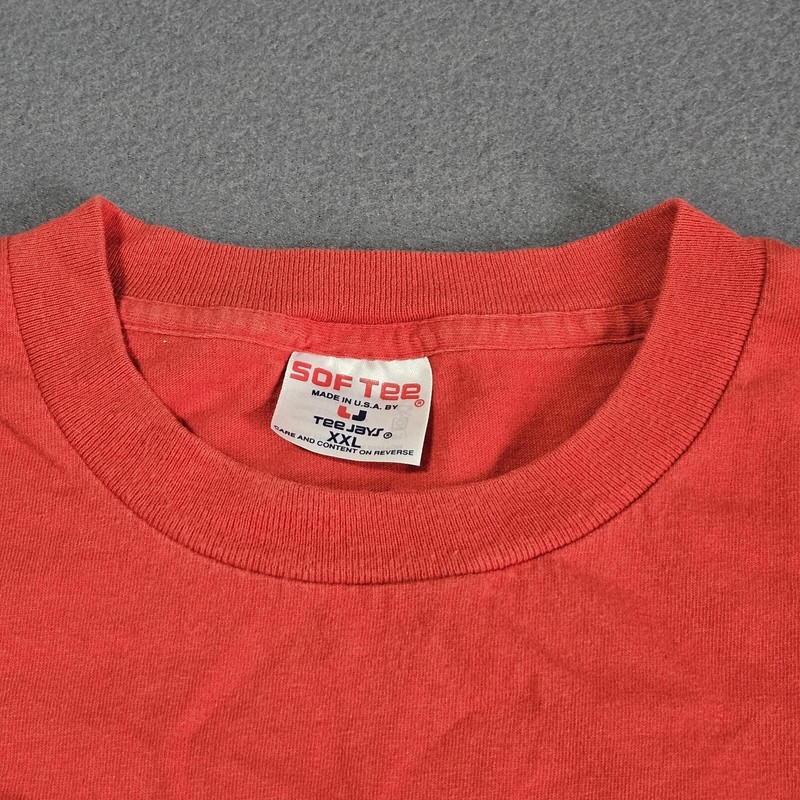 U.S. Marines Force Recon Red T-Shirt Size. 2X Large Cotton Military Graphic Tee gallery