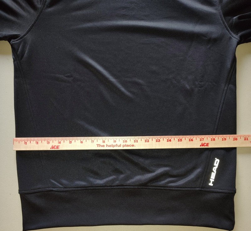 Head Mens Small Black Long Sleeve Performance Shirt Quick Dry Stretch NWT gallery