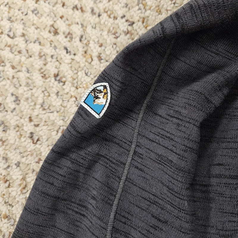 Kuhl Pullover Mens Large (Fits Medium) Alloy 1/4 Zip Graphite Sweater Mid-Layer gallery