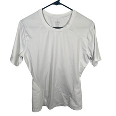 Tommie Copper Compression Shirt Mens Large White Back Support Activewear SS
