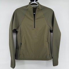 OUTERKNOWN Active Warm Up Quarter Zip Pullover Jacket Men’s SMALL Olive Green