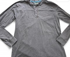 Tasc Performance Men’s Bamboo Blend Long Sleeve Henley Shirt Top Large Hiking