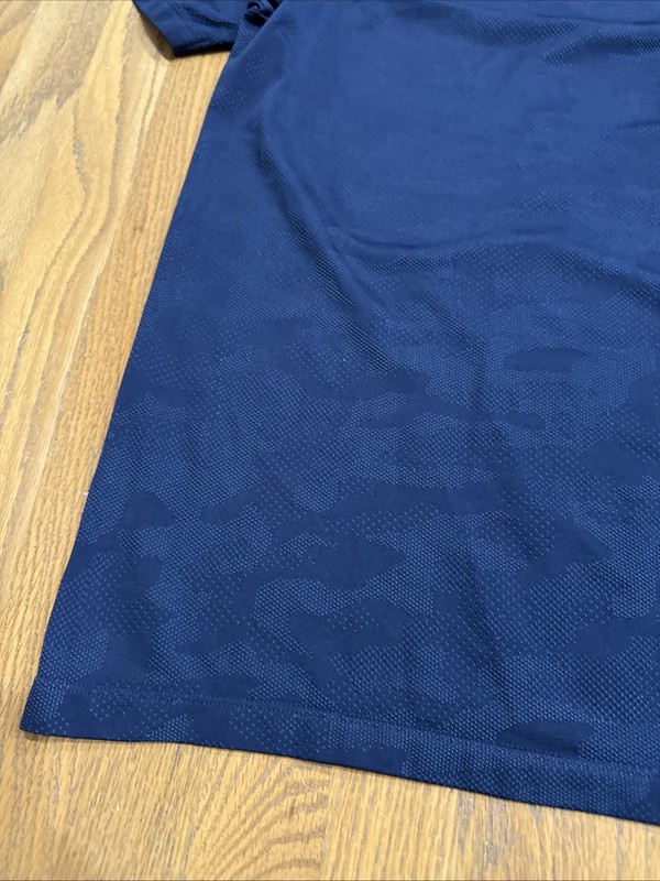 New Men’s Karbon Workout Athletic Size Medium m Navy Blue T Shirt Top NWT Weight gallery