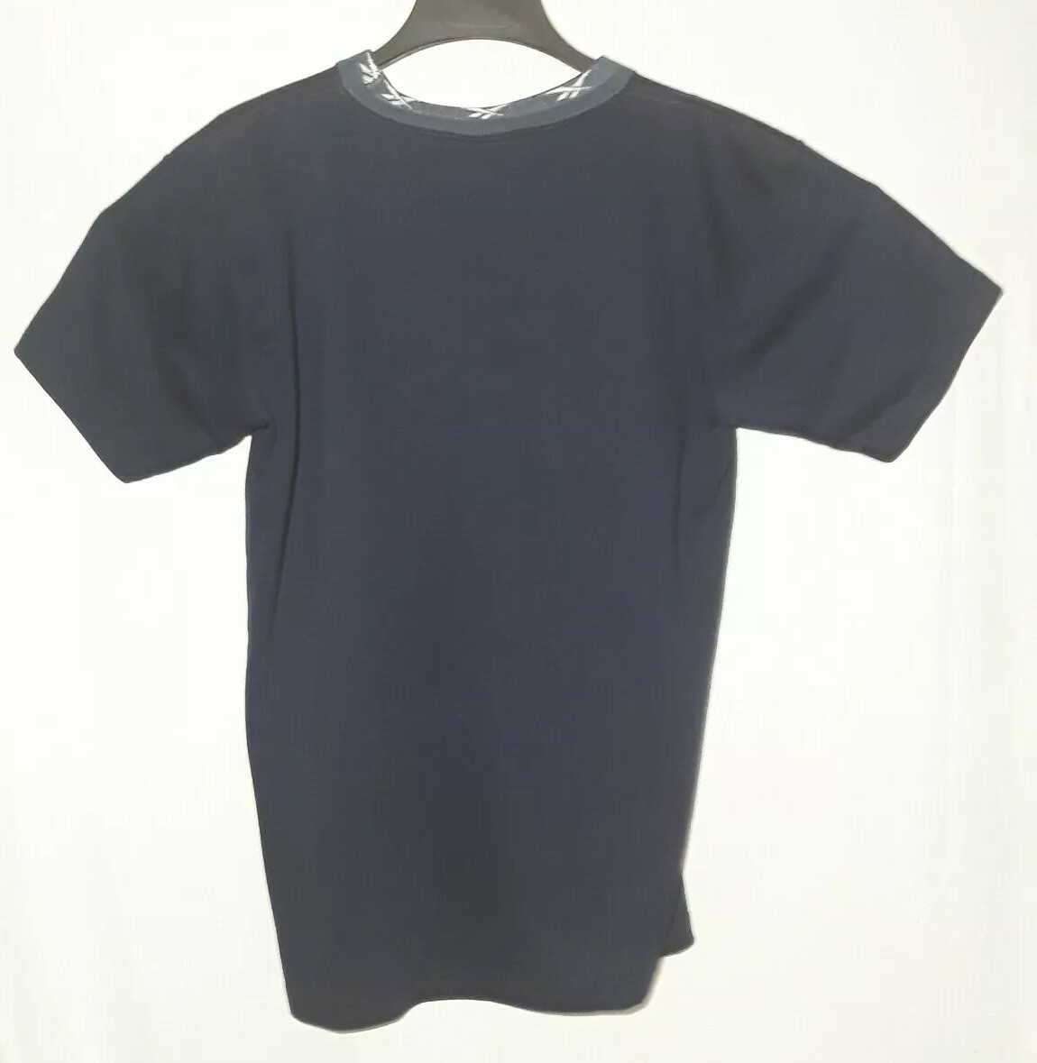 Vintage 90s Reebok Hydro Move Men's Medium T-shirt Navy Blue Made In USA Logo gallery