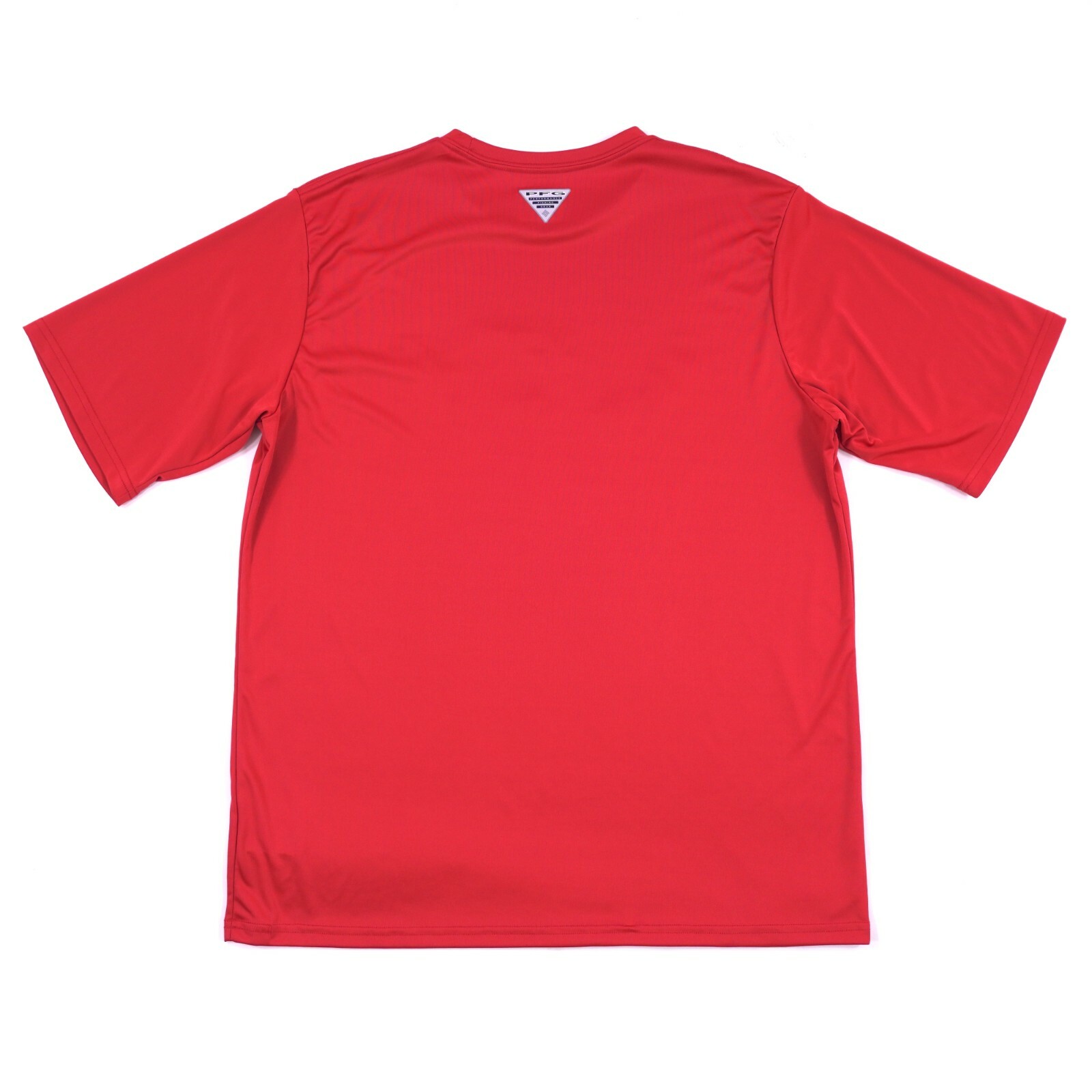 Columbia PFG Mens Large American Flag Fish Short Sleeve Base Layer T Shirt EUC gallery