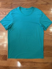 Lululemon Mens The Fundamental T-Shirt Short Sleeve Green Size M