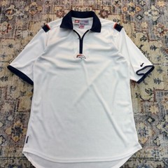 Vintage Nike NFL Denver Broncos Pro Line Polo – White/Blue – size M