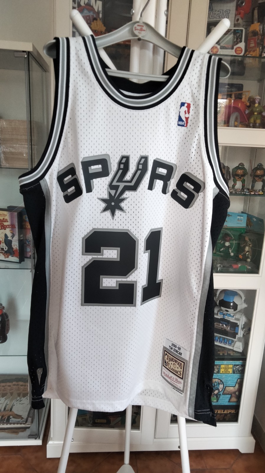 Tim Duncan Mitchell&Ness 1998-99 San Antonio Spurs HardwoodClassic NBA Tank Top M gallery