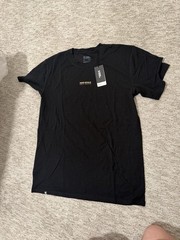 NWT Mons Royale Mens Xl Icon T-Shirt 140 Merino Wool Shirt Short Sleeve Black