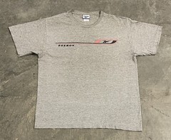Men’s VTG Reebok Gym Training Fitness Gray T-Shirt Adult Size X-Large