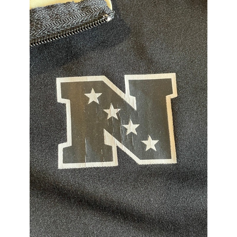 New Orleans Saints NFL Team Apparel Men Large Quarter Zip Pullover Shirt + Scarf gallery