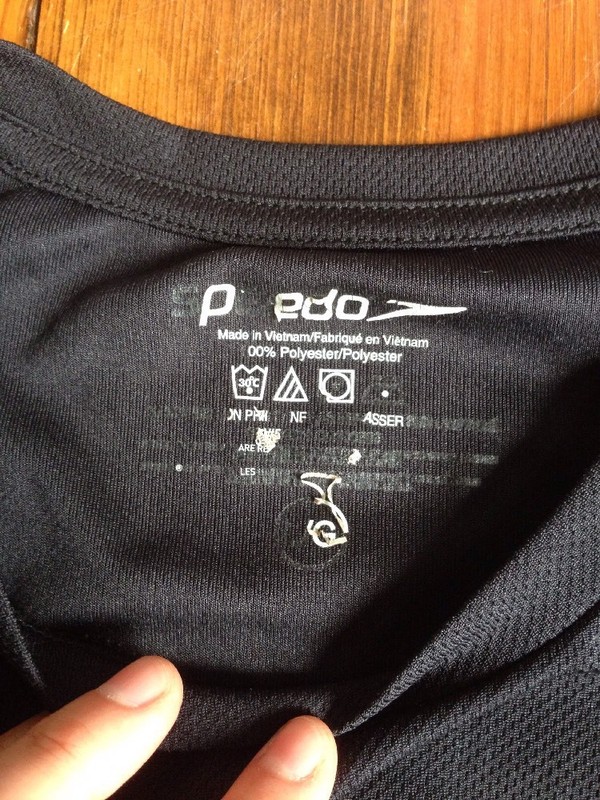 Speedo Machine Athletic Polyester Quick Dry Travel Workout Mens Shirt Black L gallery