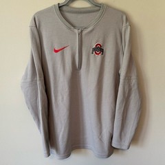 Nike Ohio State Buckeyes Sideline Coach Men’s Medium 1/2-Zip Long-Sleeve Top