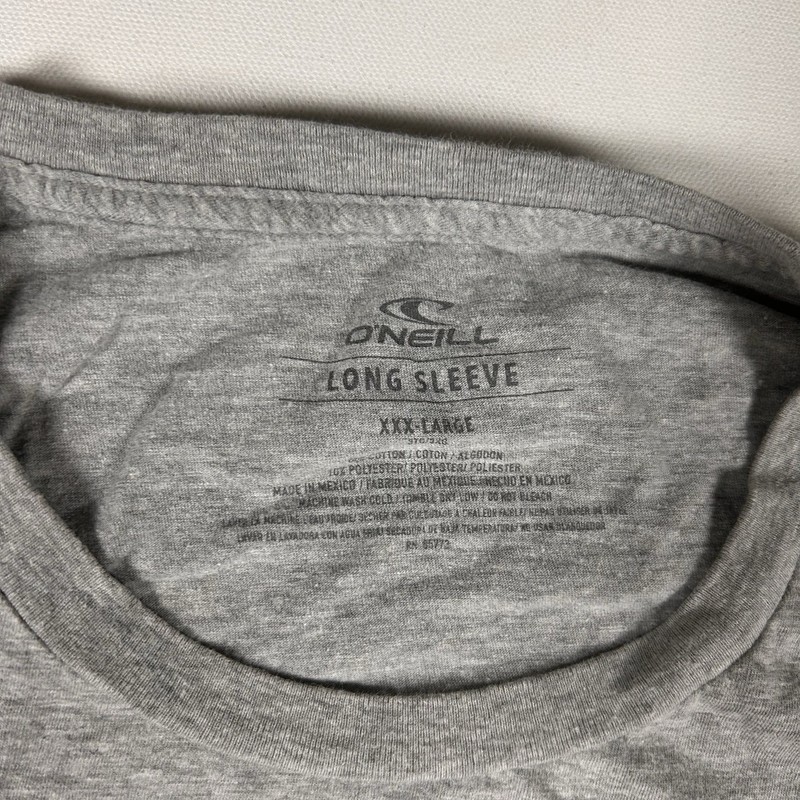 O Neil Mens Sz 3XL Gray Surf Wear T Shirt Long Sleeve gallery