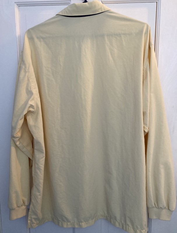 Solumbra Shirt L Sun Protection Light Yellow UPF Mesh Inserts gallery