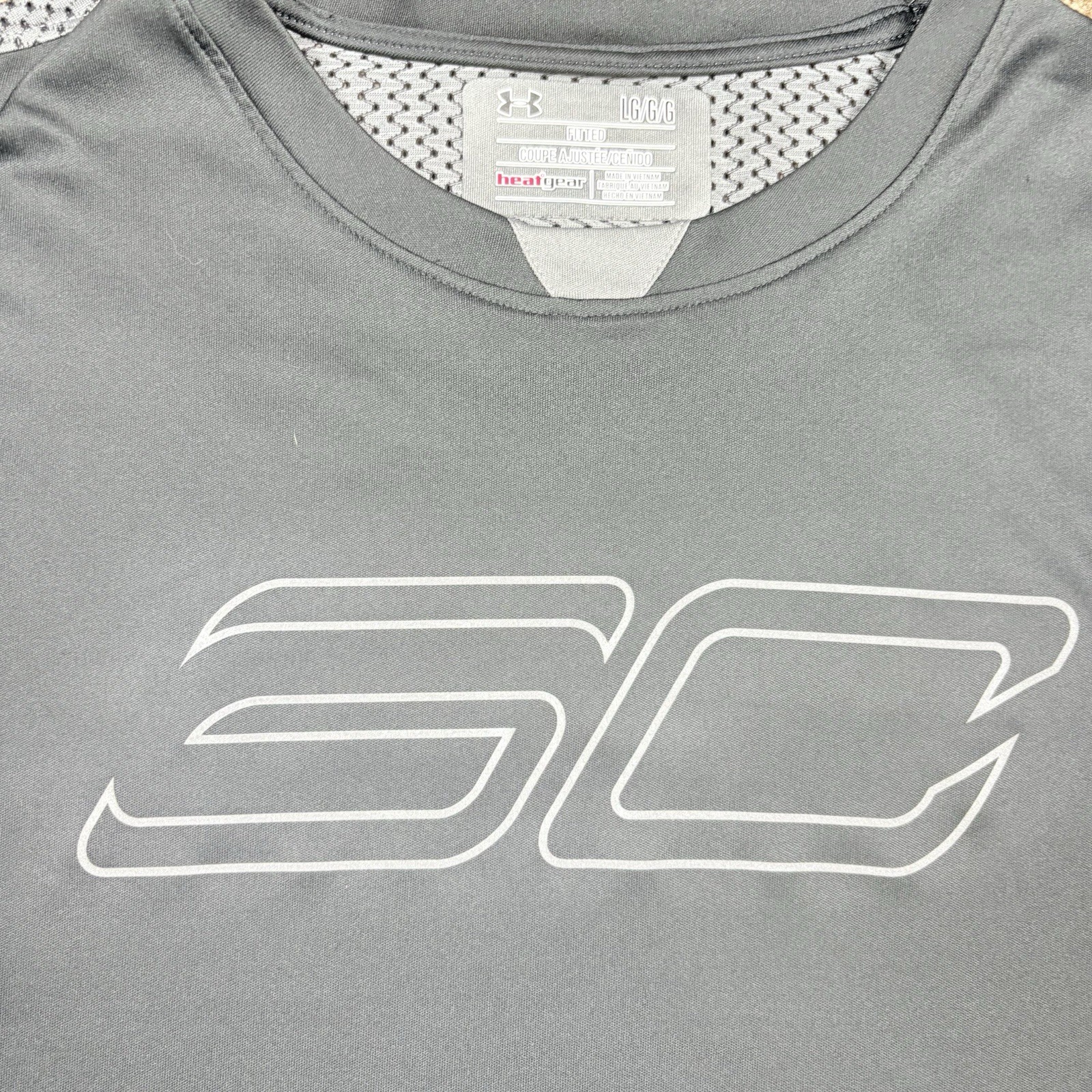 Under Armour SC30 Stephen Curry HeatGear Long Sleeve Shirt Mens Large Gray gallery