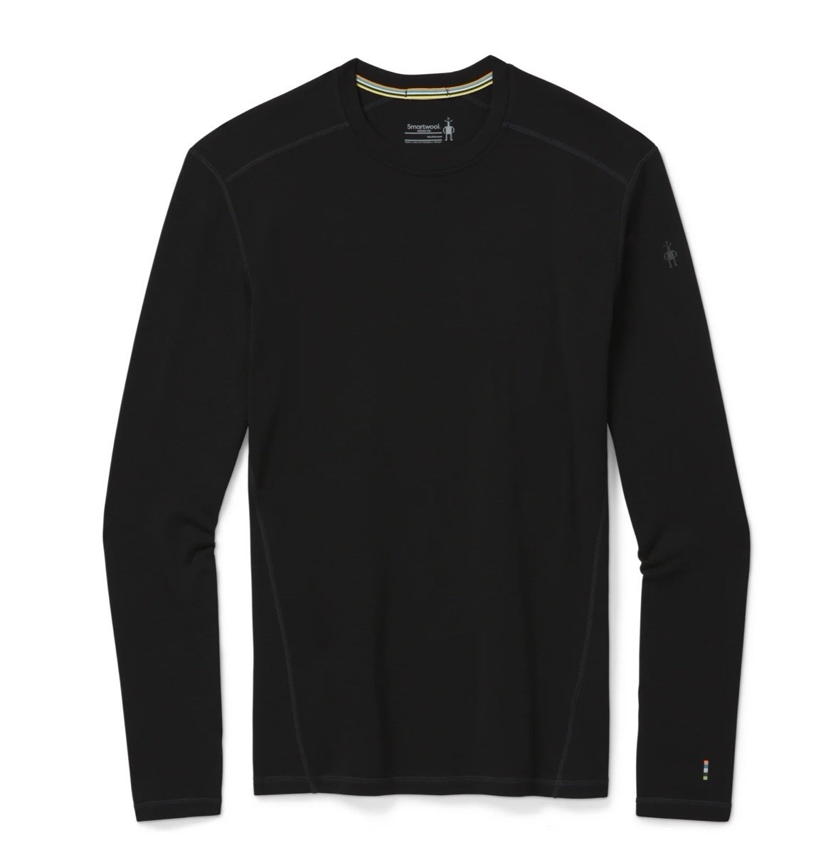 Smartwool Men's Classic Thermal Merino Base Layer Crew Large Black Long Sleeve gallery