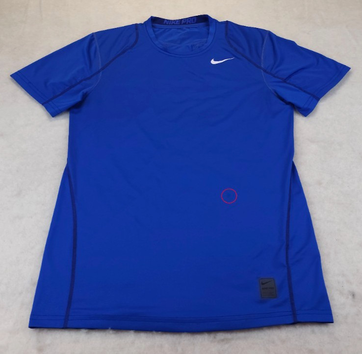 Nike Pro Dri Fit Fitted Shirt Men's Size Small Crewneck Royal Blue 703104-480 gallery
