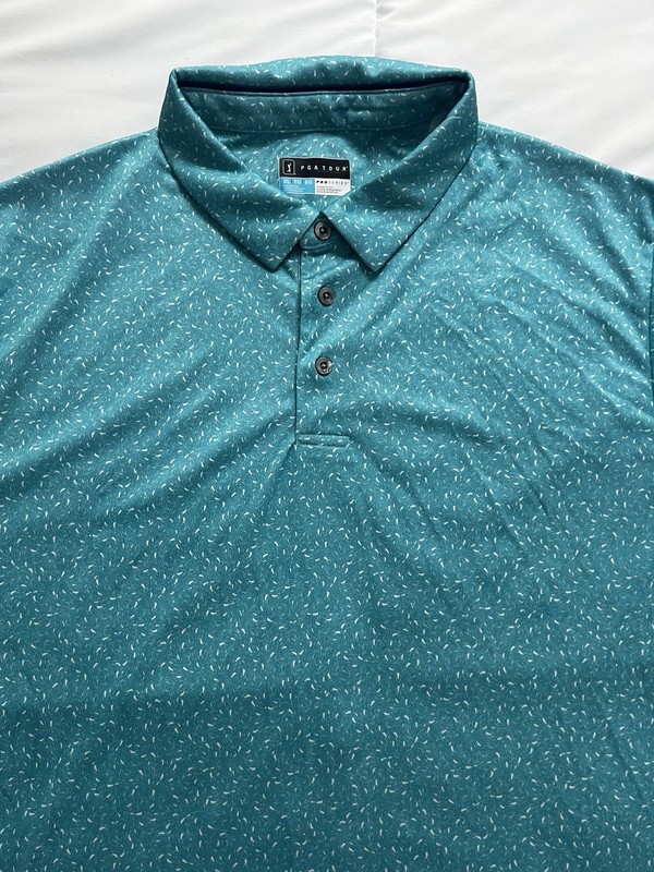 PGA Tour Golf Polo Shirt Lot Mens XLarge Performance Blue and Purple NWOT (197) gallery