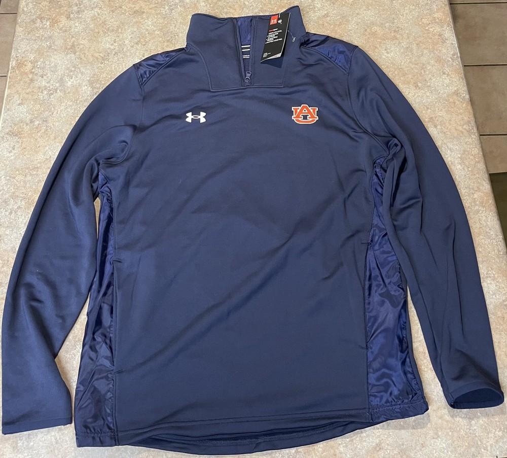 Under Armour Full Zip Jacket Men’s L Blue Auburn Tigers