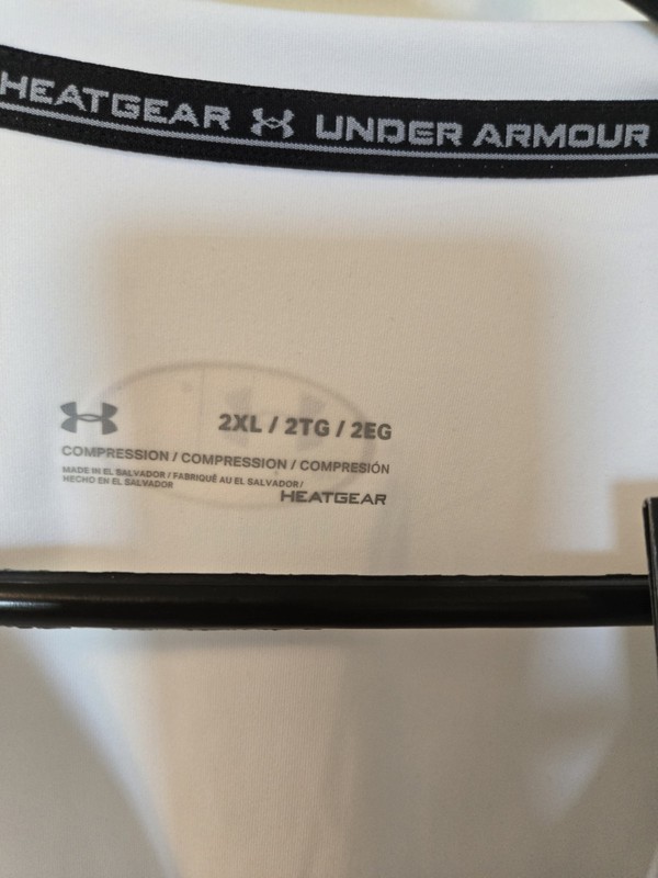 Under Armour HeatGear Armour Comp LS Compression Long Sleeve White 2XL gallery