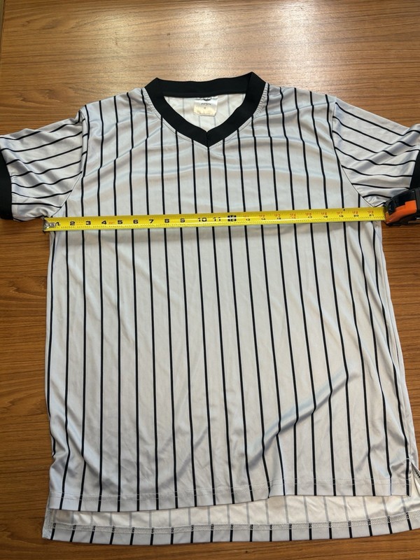 Gray And Black Referee Shirt gallery
