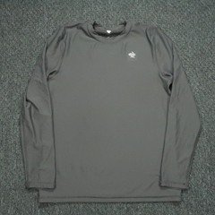 Rabbit Shirt Mens Large Gray Cold Front Long Sleeve Performance Running Crew