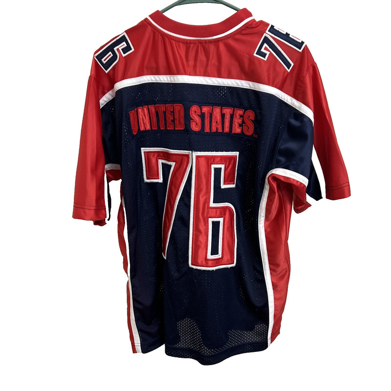 🔥🔥🔥VGC - Steve And Barry’s USA Jersey 76, Men's Small, Red/White/Blue🔥🔥🔥 gallery