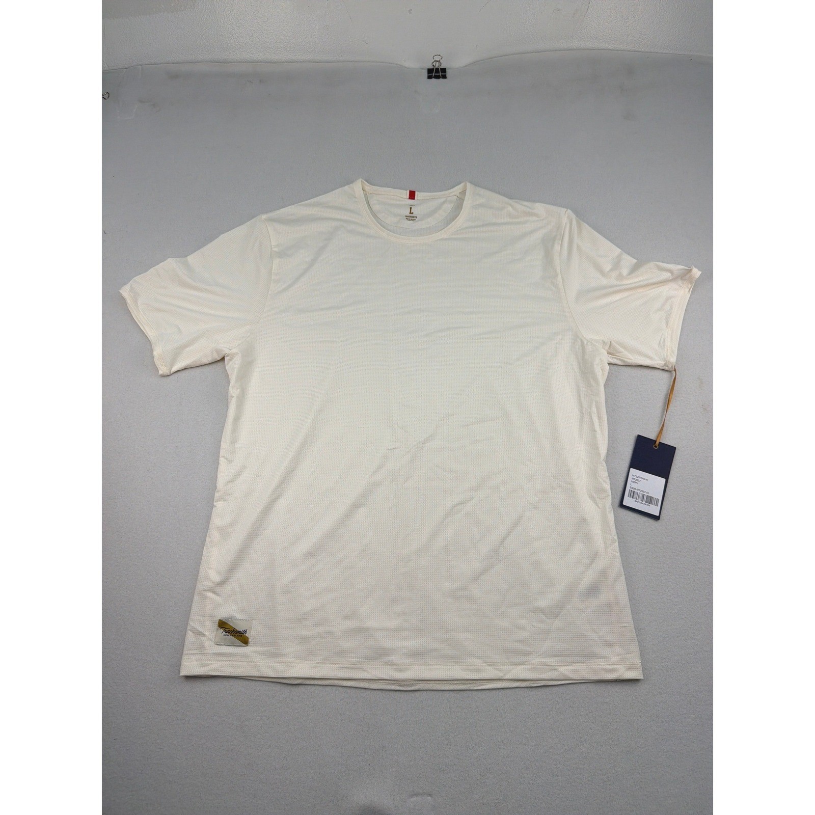 Tracksmith Twilight Tee Mens Large Ivory Short Sleeve Running Shirt MT2237 NEW gallery