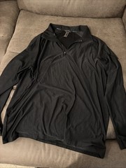 Gerry Men’s Black Active Quarter Zip Top 1856546 Size XL NWT