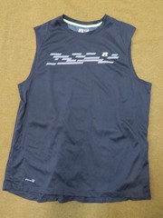 Russell Activewear Tank Top Men’s Gray Neon XL Dri-Power Moisture Wicking