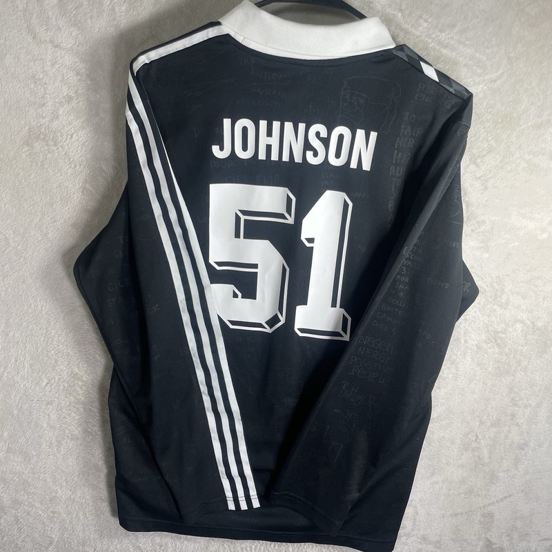 Skateboarding Mark Johnson Adidas Jersey Adult Medium Black White 2018 Copa Men gallery