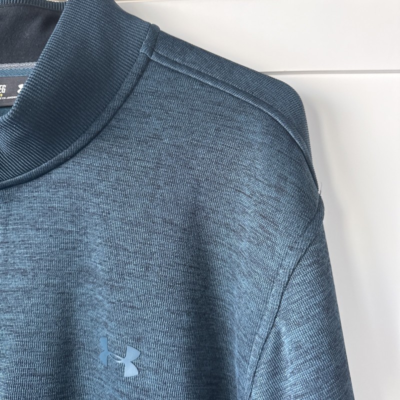 Under Armor - Men’s Quarter Zip - NWOT - 2XL - Teal - Medium Weight gallery