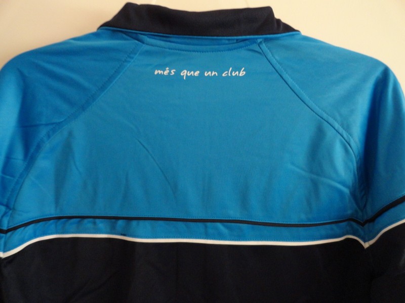 NWT MEN'S FCB OFFICIAL BARCELONA SOCCER FOOTBALL TRACK JACKET NAVY BLUE Sz L, XL gallery