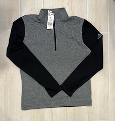 Adidas Men’s Gray and Black Golf Quarter Zip – Size Small – New with Tags