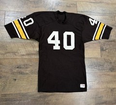 Vintage 60s 70s Wilson Delran Highschool Football Jersey #40 Durene Large USA