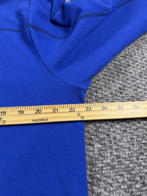 Mountain Hardwear Quarter Zip Pullover Mens XL Blue Fleece Hiking Outdoor Top gallery